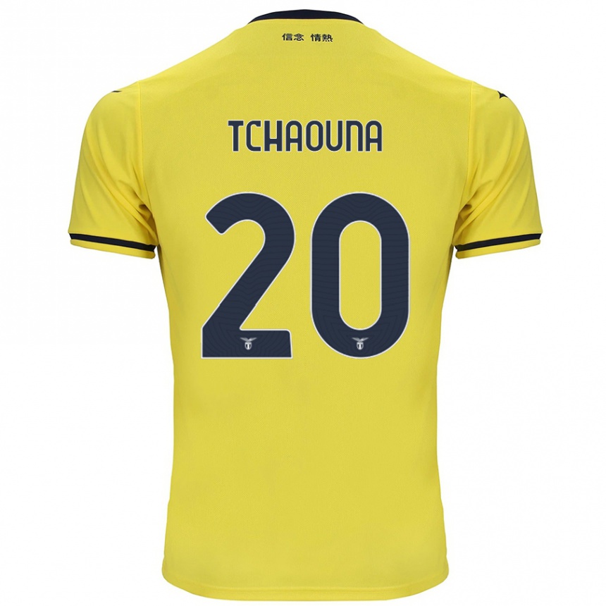 Men Football Loum Tchaouna #20 Yellow Away Jersey 2024/25 T-Shirt Australia