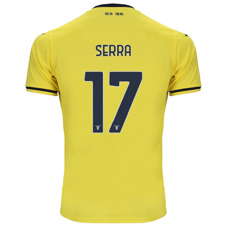 Men Football Federico Serra #17 Yellow Away Jersey 2024/25 T-Shirt Australia