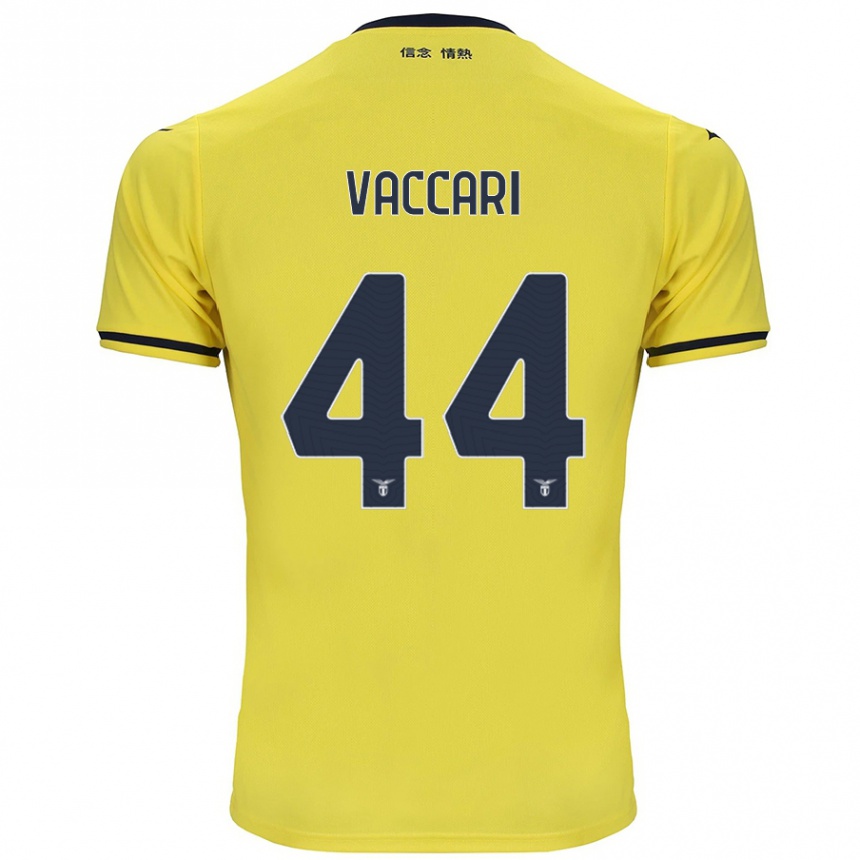 Men Football Flavia Vaccari #44 Yellow Away Jersey 2024/25 T-Shirt Australia