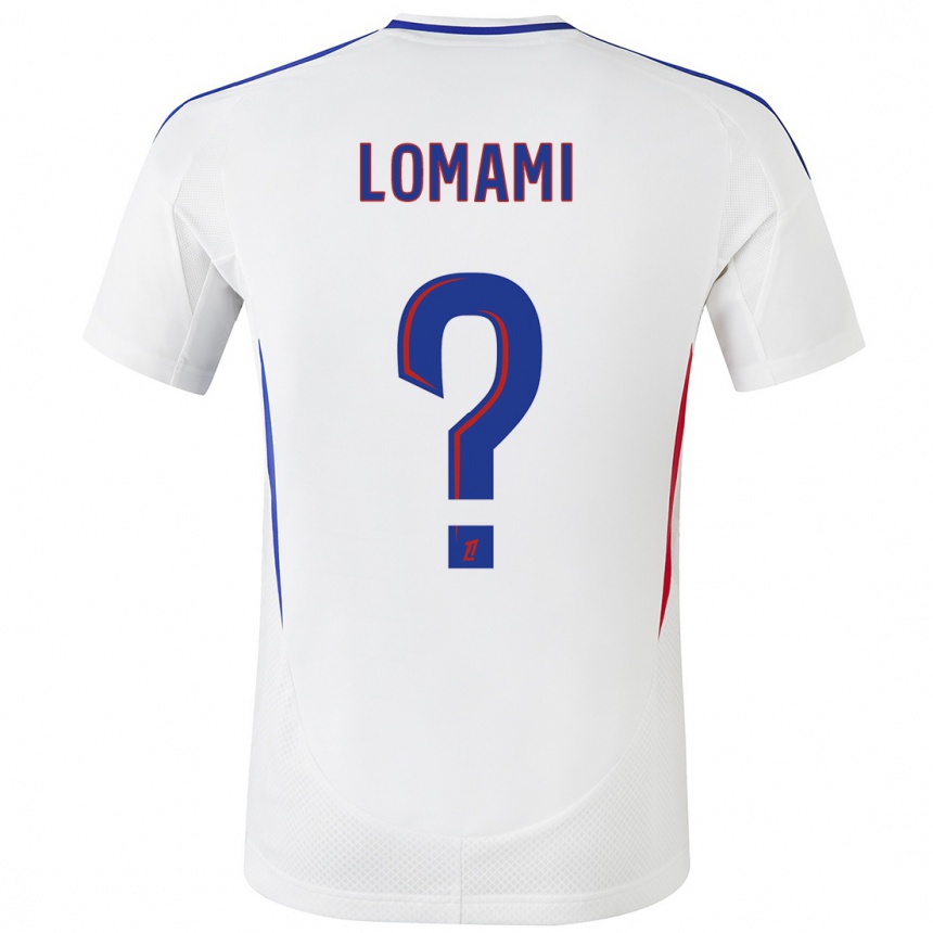 Women Football Irvyn Lomami #0 White Blue Home Jersey 2024/25 T-Shirt Australia