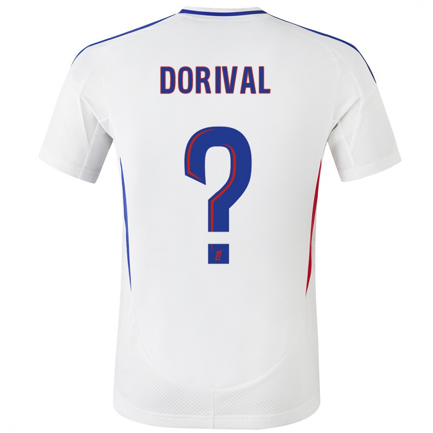 Women Football Pierre Dorival #0 White Blue Home Jersey 2024/25 T-Shirt Australia