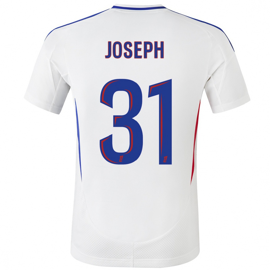 Women Football Liana Joseph #31 White Blue Home Jersey 2024/25 T-Shirt Australia