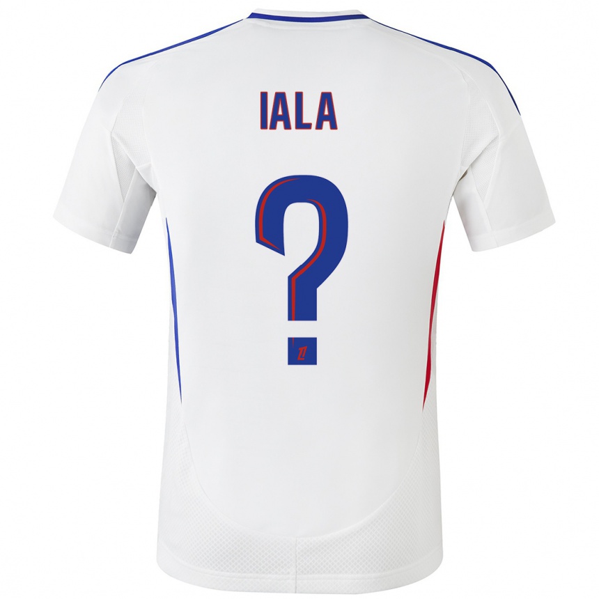 Women Football Celestino Iala #0 White Blue Home Jersey 2024/25 T-Shirt Australia