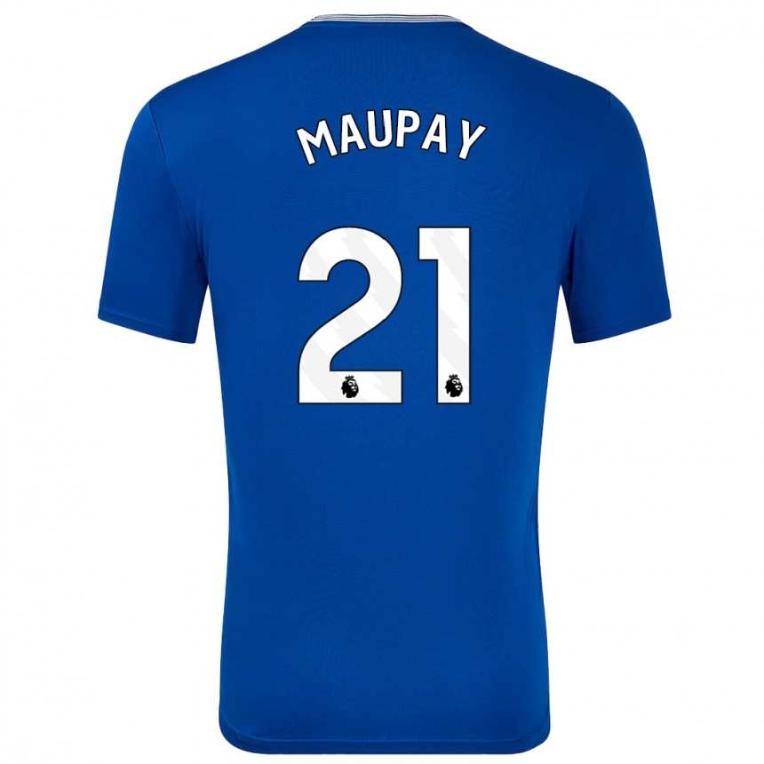 Women Football Neal Maupay #21 Blue With Home Jersey 2024/25 T-Shirt Australia