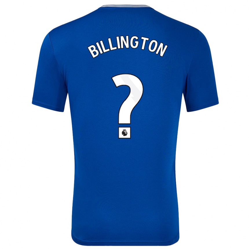 Women Football Harvey Billington #0 Blue With Home Jersey 2024/25 T-Shirt Australia