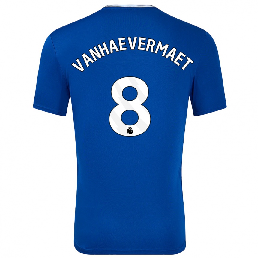 Women Football Justine Vanhaevermaet #8 Blue With Home Jersey 2024/25 T-Shirt Australia