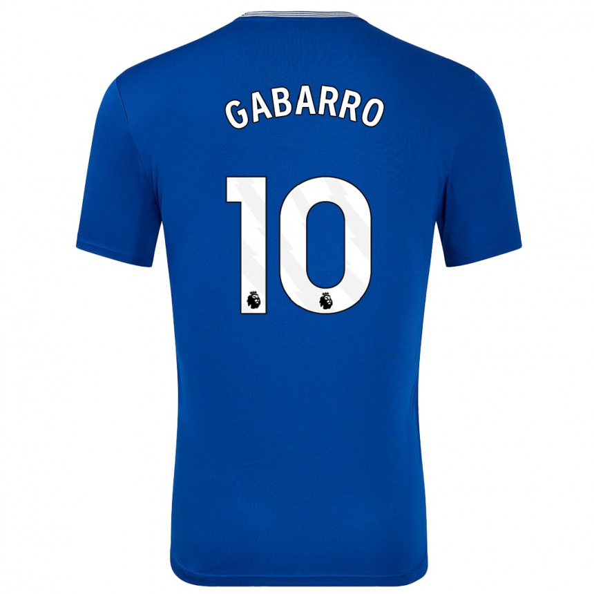 Women Football Inma Gabarro #10 Blue With Home Jersey 2024/25 T-Shirt Australia