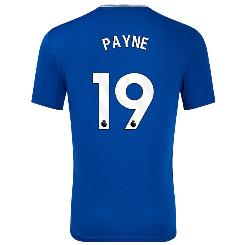 Women Football Heather Payne #19 Blue With Home Jersey 2024/25 T-Shirt Australia