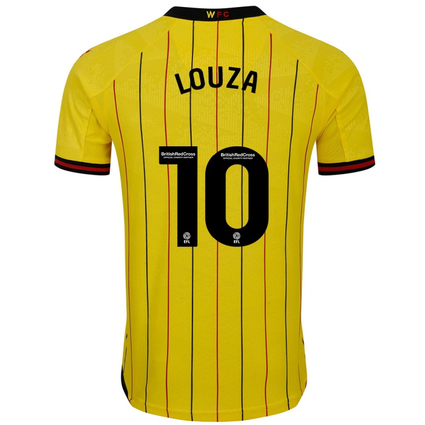 Women Football Imrân Louza #10 Yellow Black Home Jersey 2024/25 T-Shirt Australia