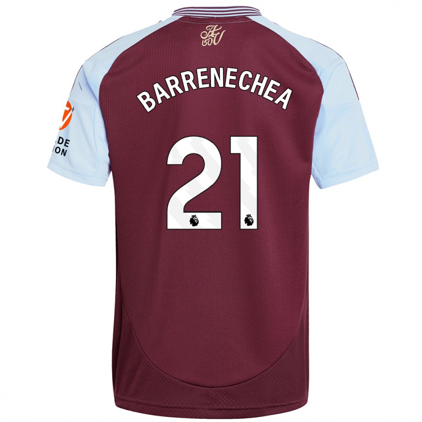 Women Football Enzo Barrenechea #21 Burgundy Sky Blue Home Jersey 2024/25 T-Shirt Australia