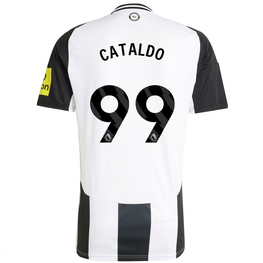 Women Football Lia Cataldo #99 White Black Home Jersey 2024/25 T-Shirt Australia