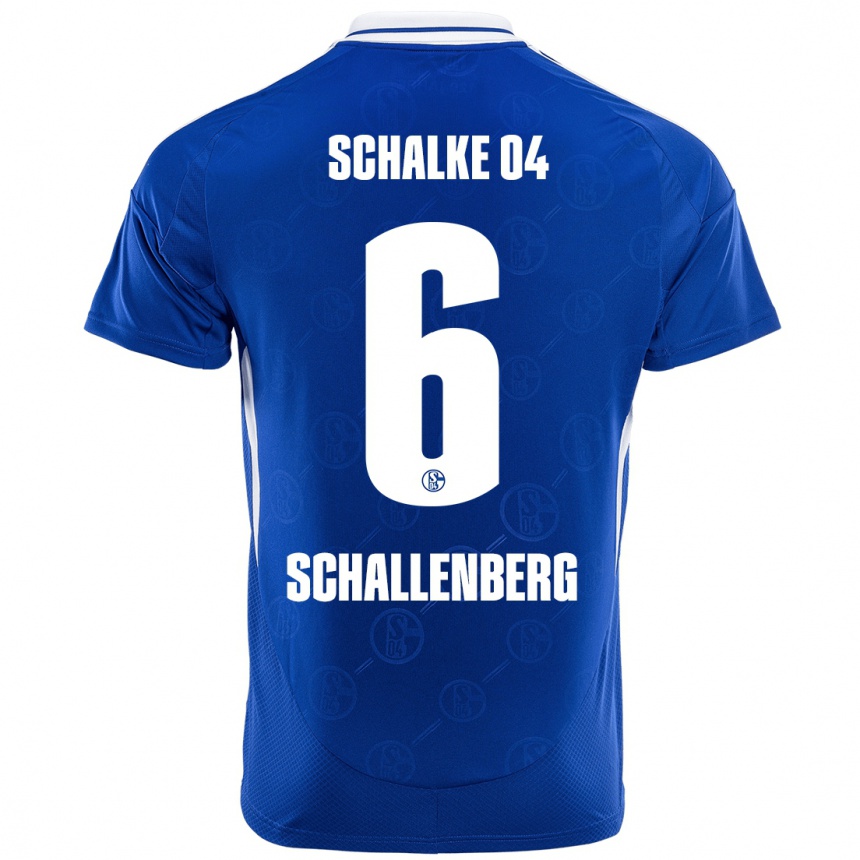 Women Football Ron Schallenberg #6 Royal Blue Home Jersey 2024/25 T-Shirt Australia