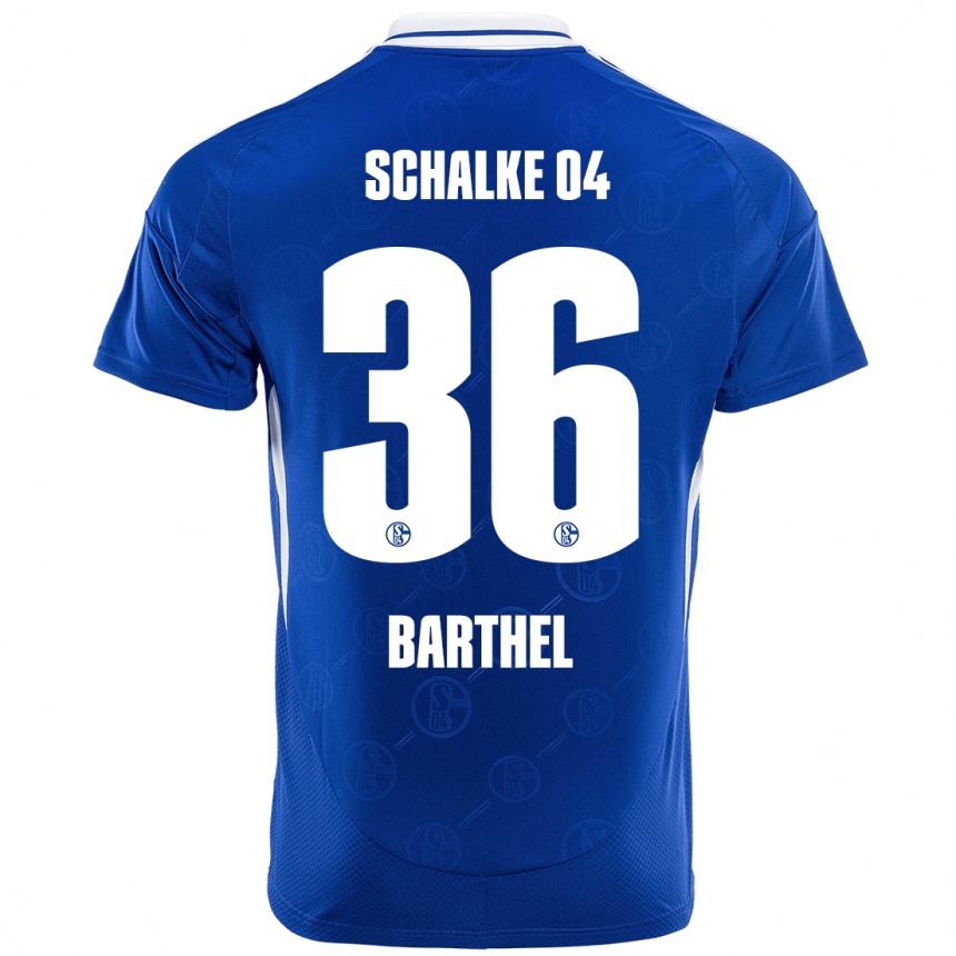 Women Football Niklas Barthel #36 Royal Blue Home Jersey 2024/25 T-Shirt Australia