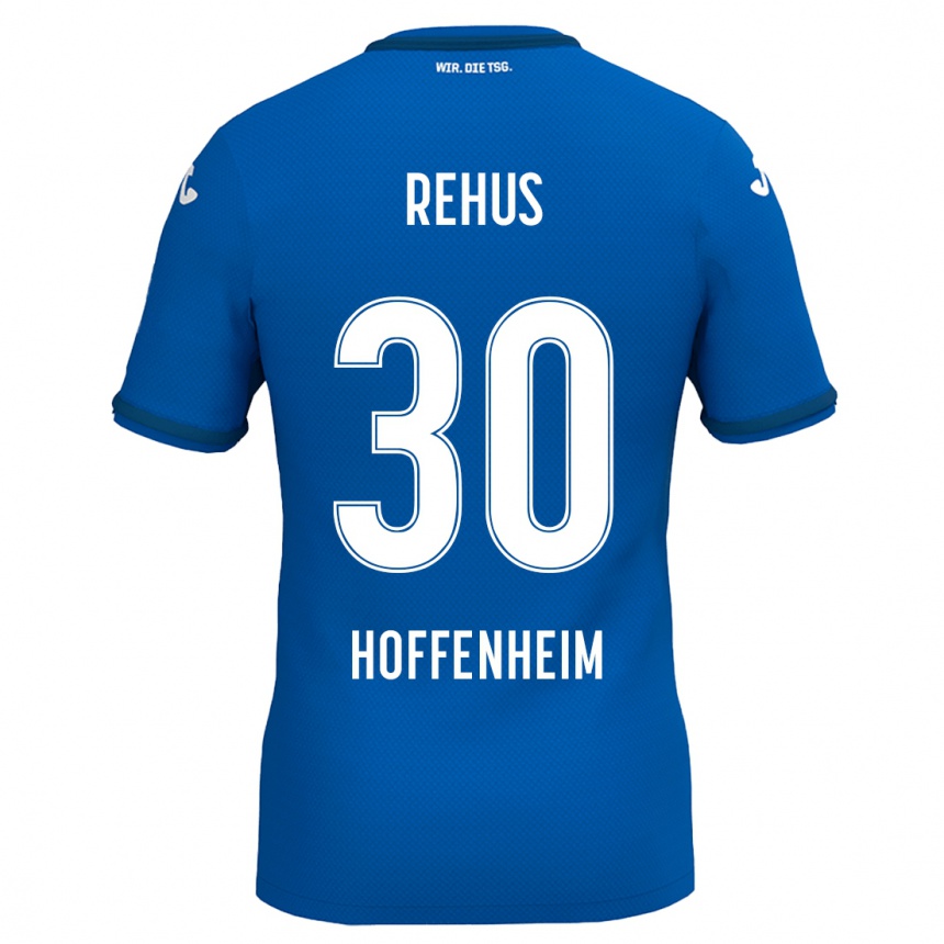 Women Football Milan Rehus #30 Royal Blue Home Jersey 2024/25 T-Shirt Australia