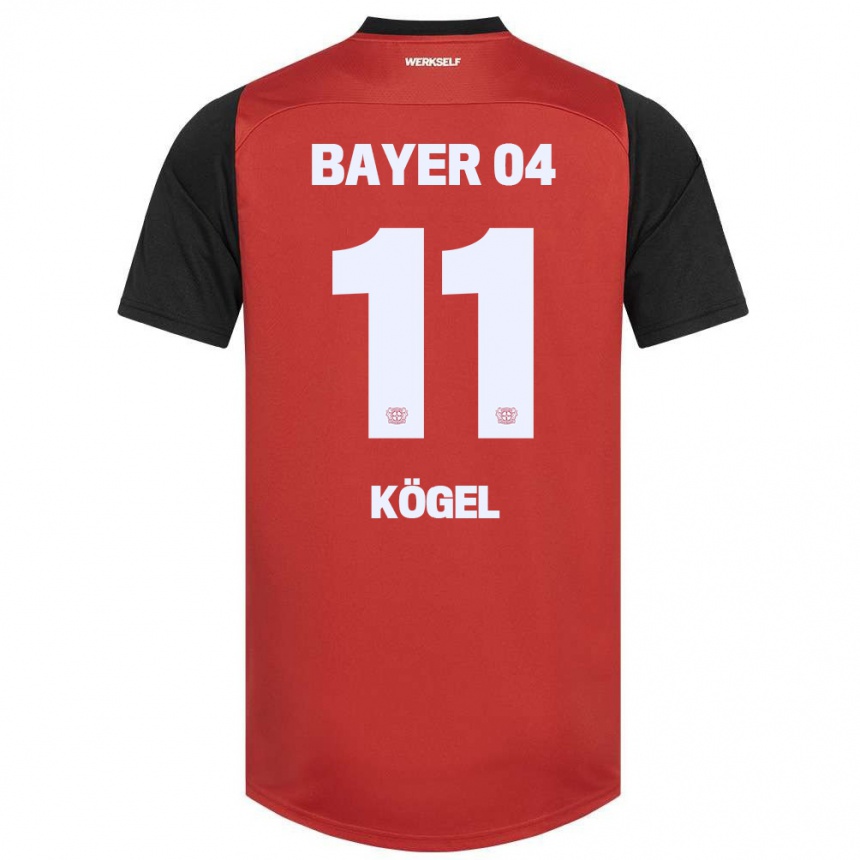 Women Football Kristin Kögel #11 Red Black Home Jersey 2024/25 T-Shirt Australia