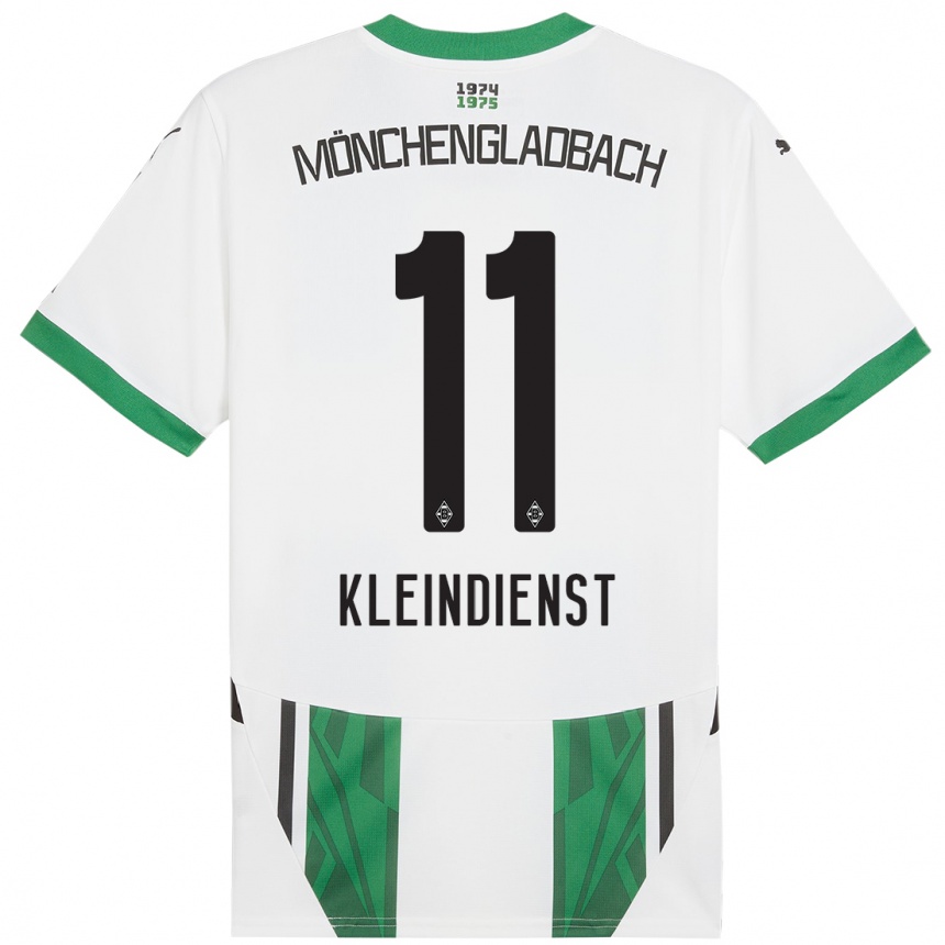 Women Football Tim Kleindienst #11 White Green Home Jersey 2024/25 T-Shirt Australia