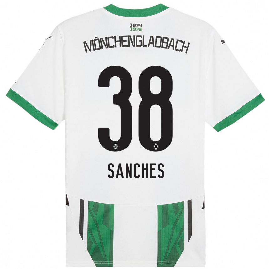 Women Football Yvandro Borges Sanches #38 White Green Home Jersey 2024/25 T-Shirt Australia