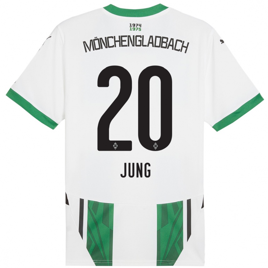 Women Football In-Gyom Jung #20 White Green Home Jersey 2024/25 T-Shirt Australia