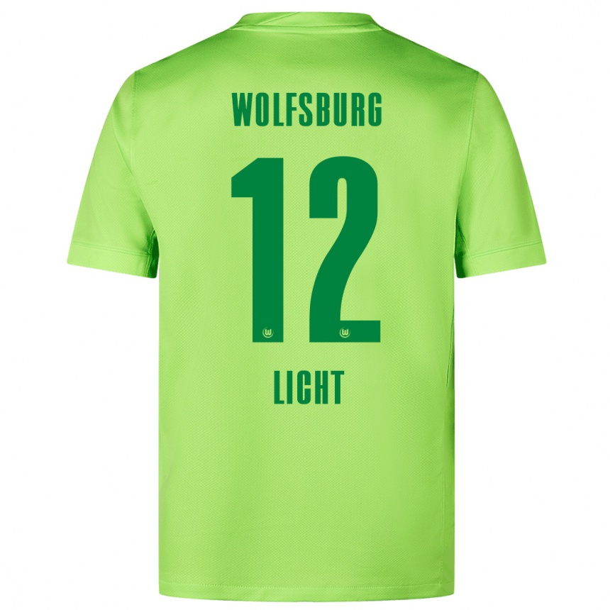 Women Football Philipp Licht #12 Fluorescent Green Home Jersey 2024/25 T-Shirt Australia