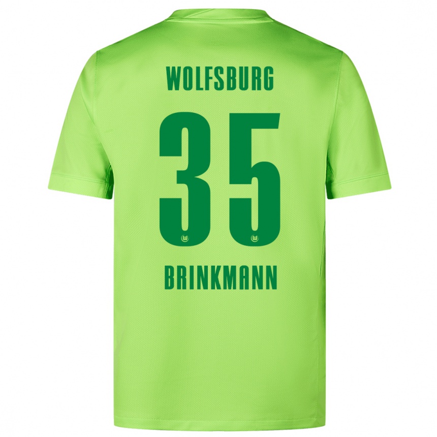 Women Football Karla Brinkmann #35 Fluorescent Green Home Jersey 2024/25 T-Shirt Australia