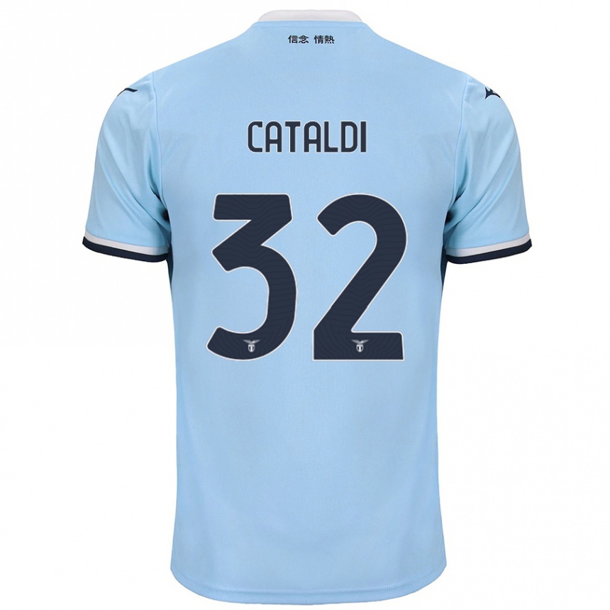 Women Football Danilo Cataldi #32 Blue Home Jersey 2024/25 T-Shirt Australia