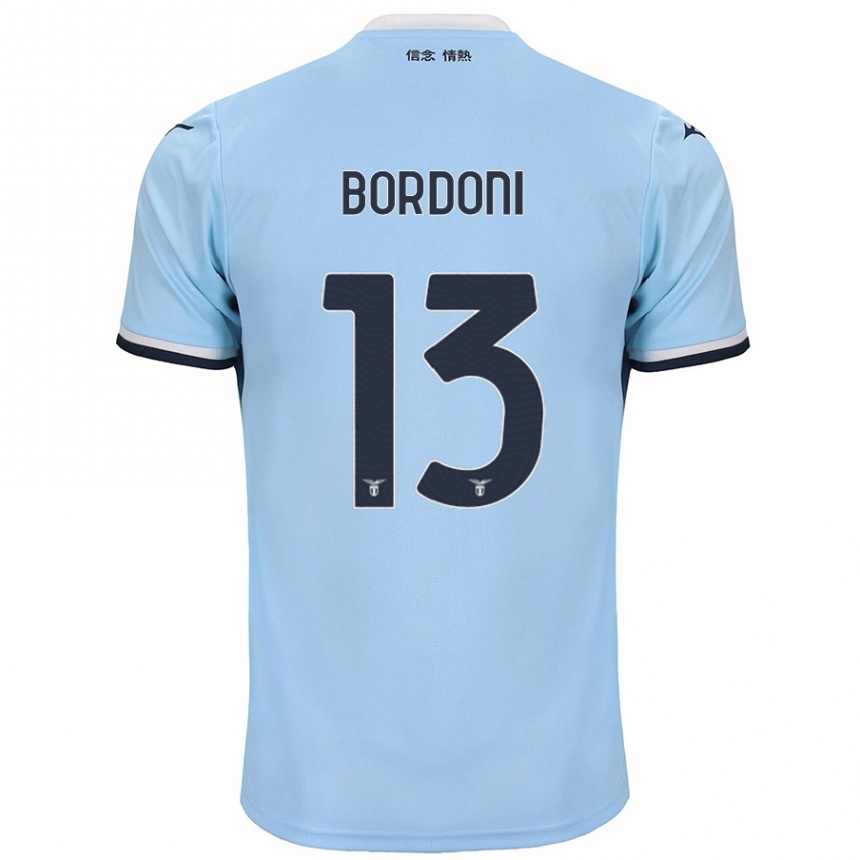 Women Football Tommaso Bordoni #13 Blue Home Jersey 2024/25 T-Shirt Australia