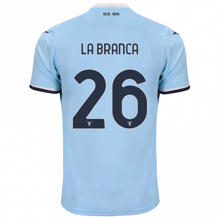 Women Football Ruggero La Branca #26 Blue Home Jersey 2024/25 T-Shirt Australia