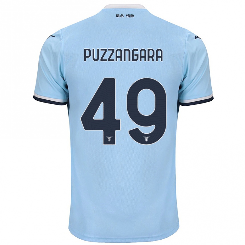 Women Football Angelo Antonio Puzzangara #49 Blue Home Jersey 2024/25 T-Shirt Australia