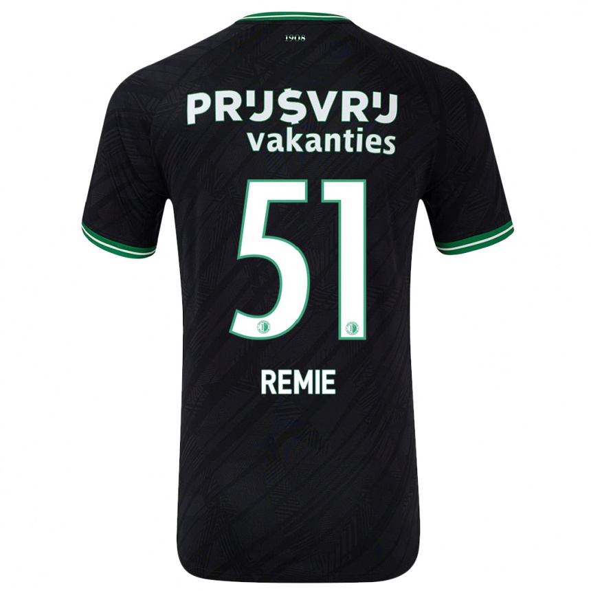 Women Football Devin Remie #51 Black Green Away Jersey 2024/25 T-Shirt Australia