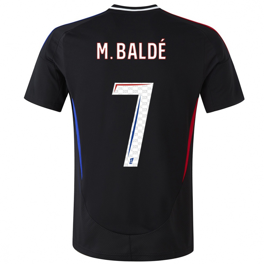 Women Football Mama Baldé #7 Black Away Jersey 2024/25 T-Shirt Australia