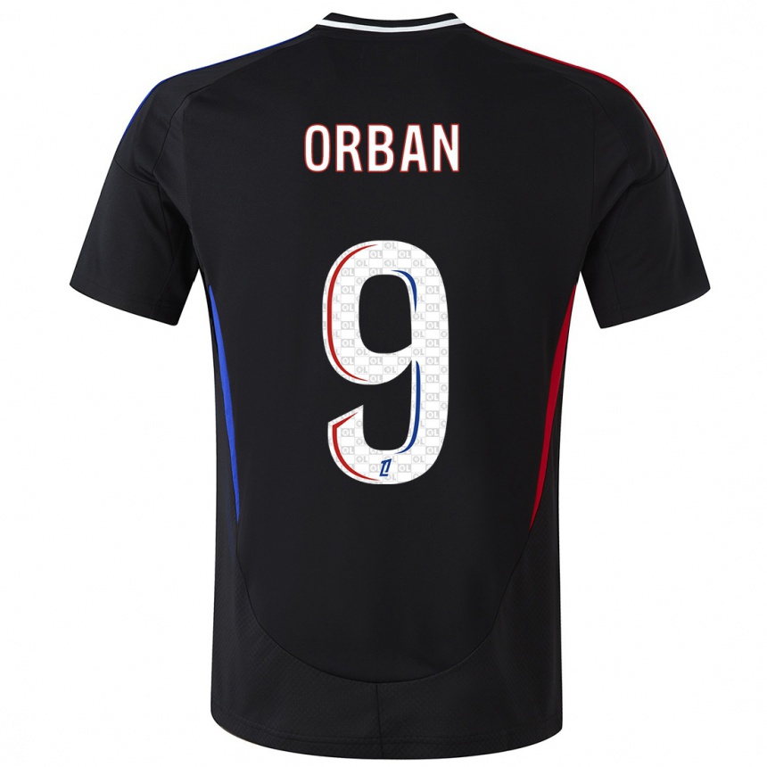 Women Football Gift Orban #9 Black Away Jersey 2024/25 T-Shirt Australia