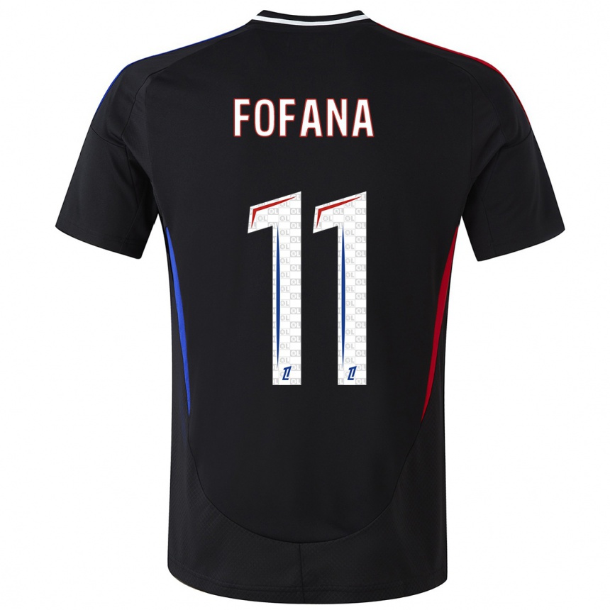 Women Football Malick Fofana #11 Black Away Jersey 2024/25 T-Shirt Australia