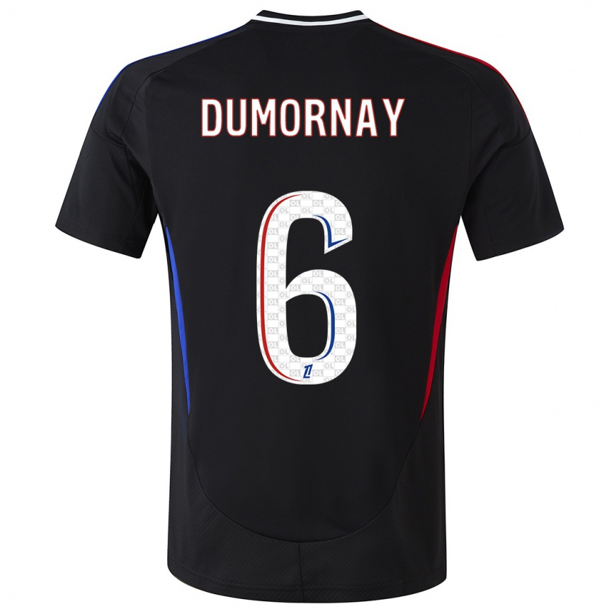 Women Football Melchie Dumornay #6 Black Away Jersey 2024/25 T-Shirt Australia