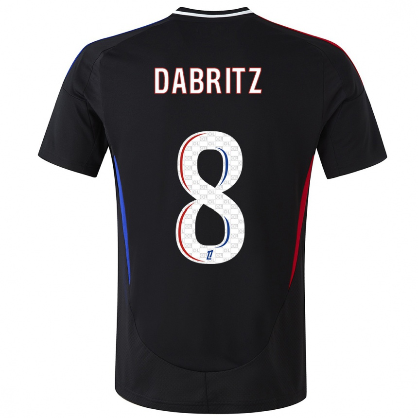 Women Football Sara Däbritz #8 Black Away Jersey 2024/25 T-Shirt Australia