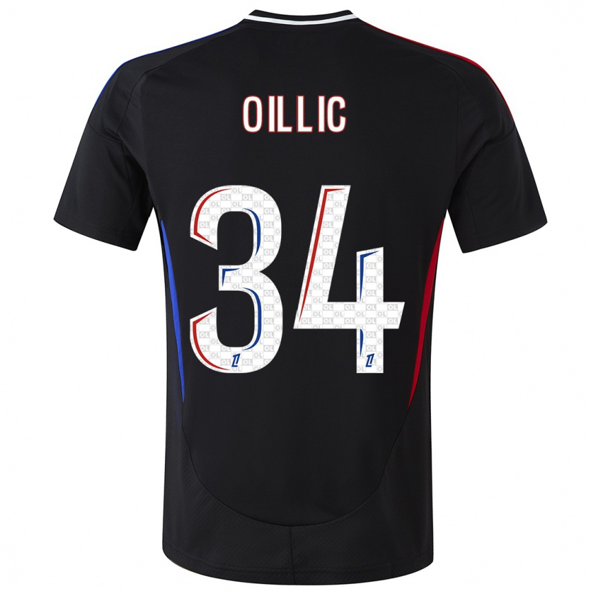 Women Football Laureen Oillic #34 Black Away Jersey 2024/25 T-Shirt Australia