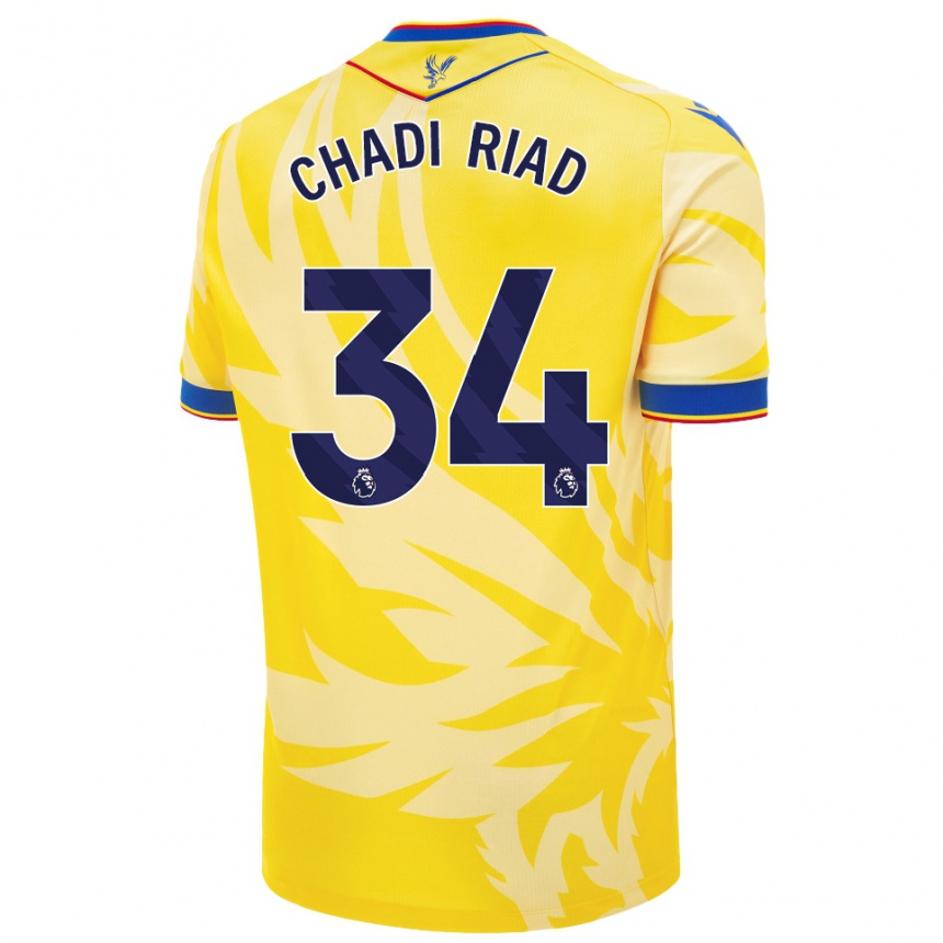 Women Football Chadi Riad #34 Yellow Away Jersey 2024/25 T-Shirt Australia