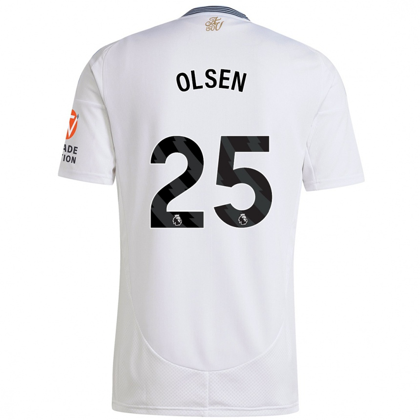 Women Football Robin Olsen #25 White Away Jersey 2024/25 T-Shirt Australia