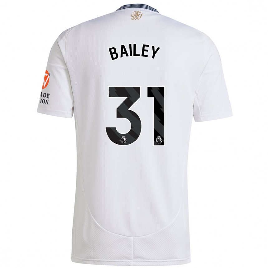 Women Football Leon Bailey #31 White Away Jersey 2024/25 T-Shirt Australia