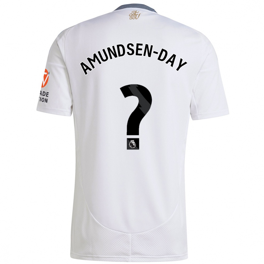 Women Football Ethan Amundsen-Day #0 White Away Jersey 2024/25 T-Shirt Australia