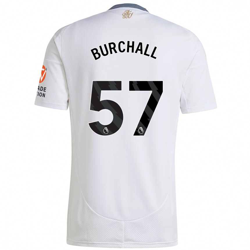 Women Football Ajani Burchall #57 White Away Jersey 2024/25 T-Shirt Australia