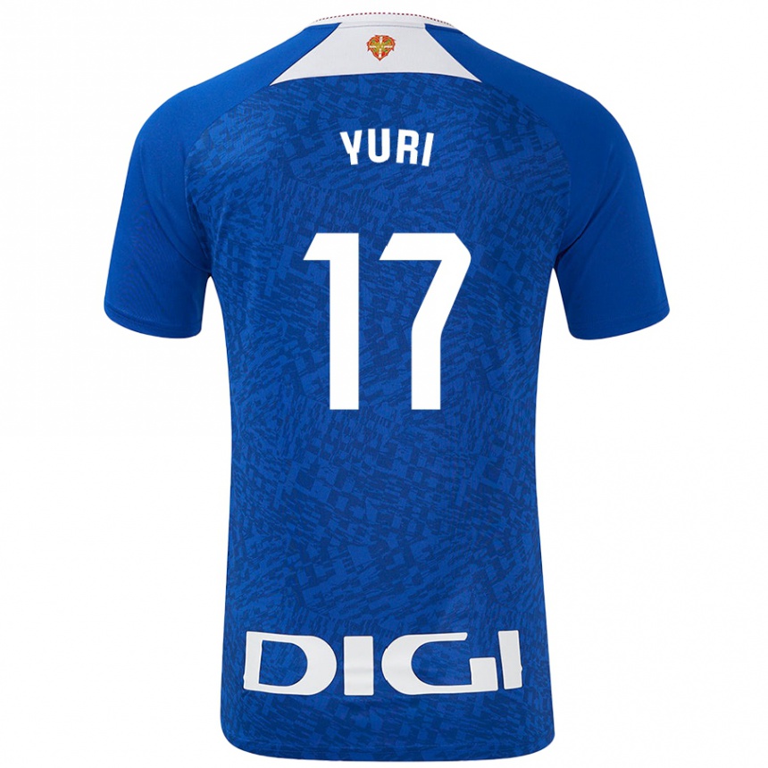 Women Football Yuri Berchiche #17 Royal Blue Away Jersey 2024/25 T-Shirt Australia