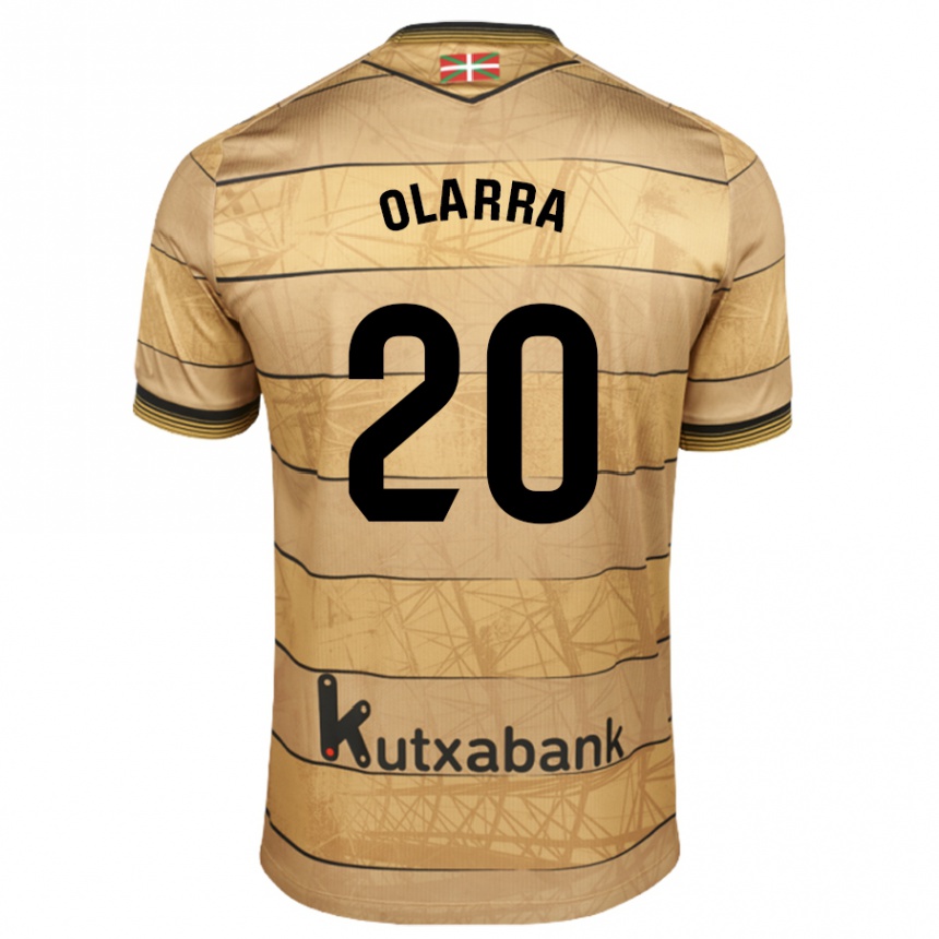 Women Football Aimar Olarra #20 Brown Away Jersey 2024/25 T-Shirt Australia