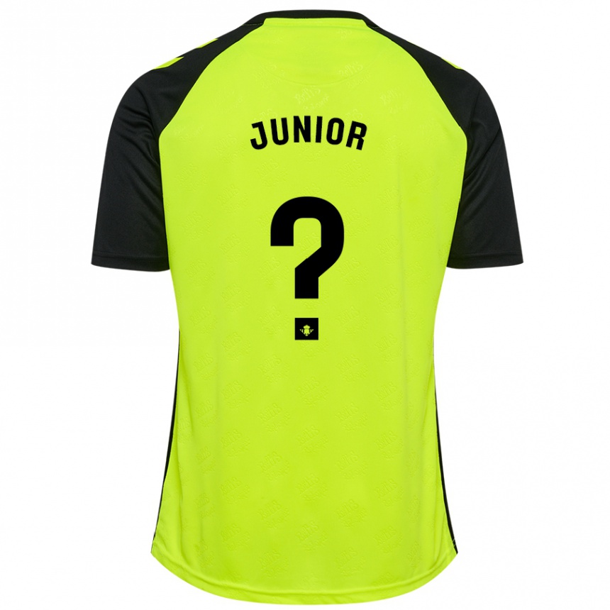 Women Football Clute Junior #0 Fluorescent Yellow Black Away Jersey 2024/25 T-Shirt Australia