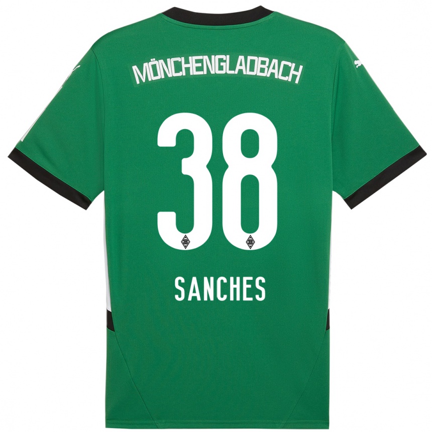 Women Football Yvandro Borges Sanches #38 Green White Away Jersey 2024/25 T-Shirt Australia