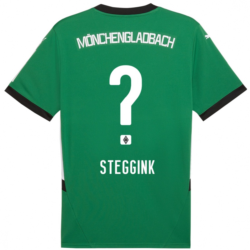 Women Football Lennart Steggink #0 Green White Away Jersey 2024/25 T-Shirt Australia