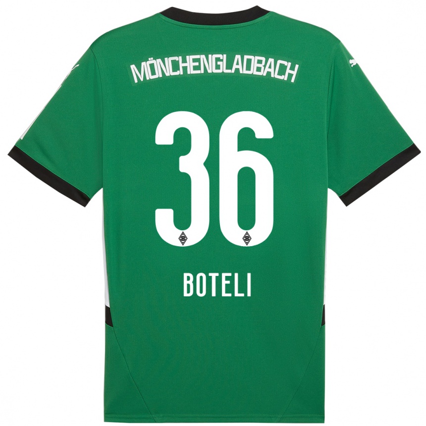 Women Football Winsley Boteli #36 Green White Away Jersey 2024/25 T-Shirt Australia