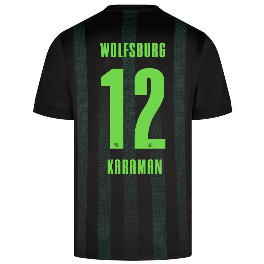 Women Football Tarik Karaman #12 Dark Green Away Jersey 2024/25 T-Shirt Australia