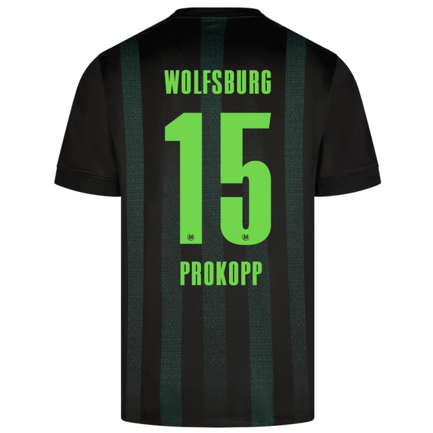 Women Football Oskar Prokopp #15 Dark Green Away Jersey 2024/25 T-Shirt Australia