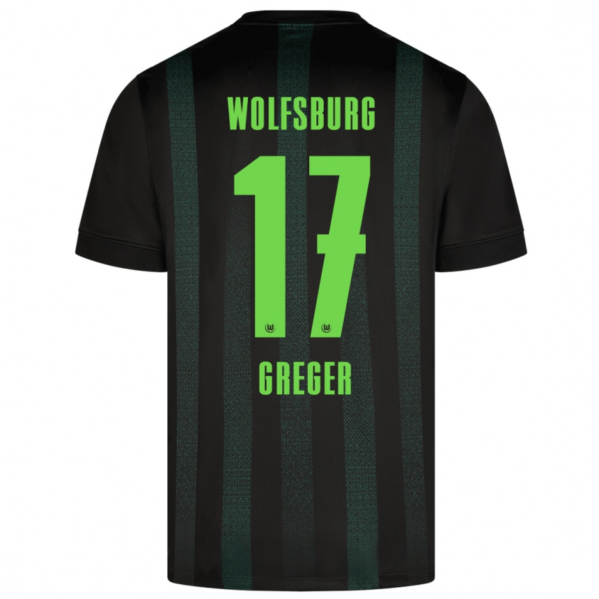 Women Football Max Greger #17 Dark Green Away Jersey 2024/25 T-Shirt Australia