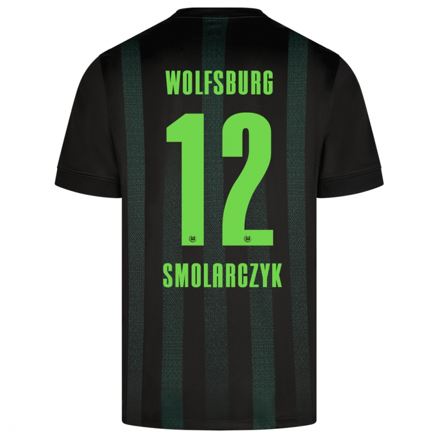 Women Football Nelly Smolarczyk #12 Dark Green Away Jersey 2024/25 T-Shirt Australia